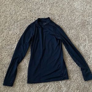 Boys XL Blue Underarmer dri-fit Long Sleeve Shirt